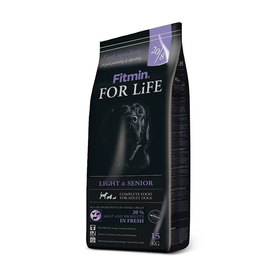 Image Сухой корм для собак Fitmin dog For Life Light & Senior 15kg