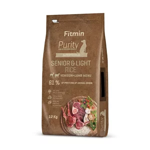 Image Сухой корм для собак Fitmin Purity Rice Senior&Light Venison&Lamb 12 kg