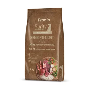 Сухой корм для собак Fitmin Purity Rice Senior&Light Venison&Lamb 2 kg