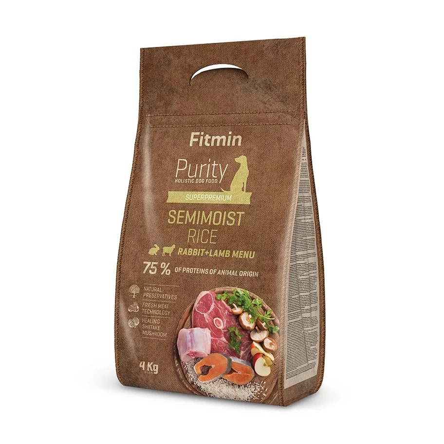 Image Сухой корм для собак Fitmin Purity Rise Semimoist Rabit&Lamb 4kg