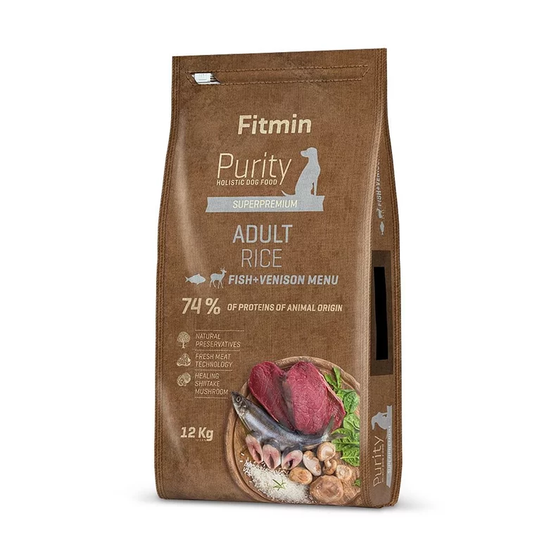 Image Hrana uscata pentru caini Fitmin Purity Rise Adult Fish&Venison 12kg