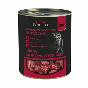 Image Влажный корм для собак Fitmin tin beef 800g * 6