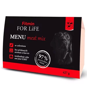 Image Влажный корм для собак Fitmin MENU meat mix 427g * 12