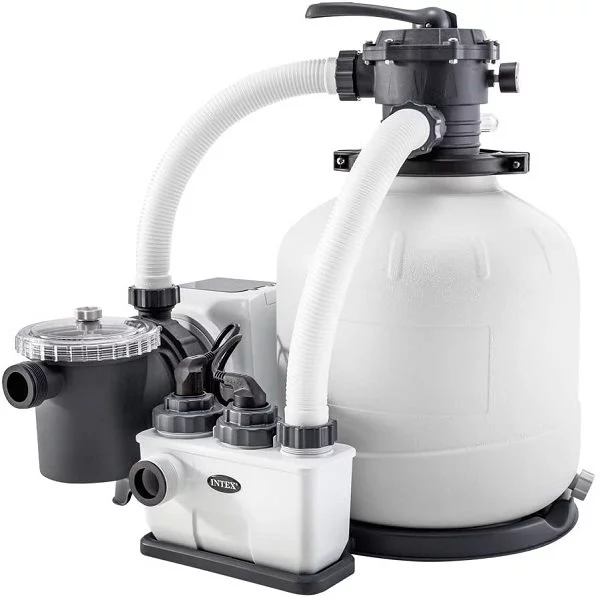 Image Filtru-Pompa Nisip cu Clorgenerator KRYSTAL CLEAR 7900L/ora INTEX 26676