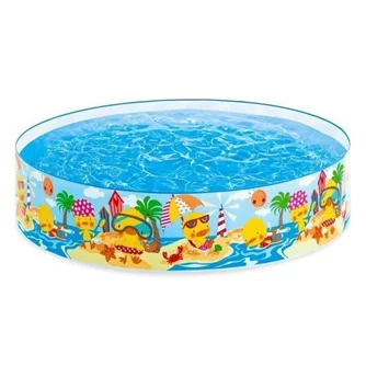 Piscină cu cadru Intex 58477 131x131x286 cm – Piscină durabilă pentru distracție în aer liber