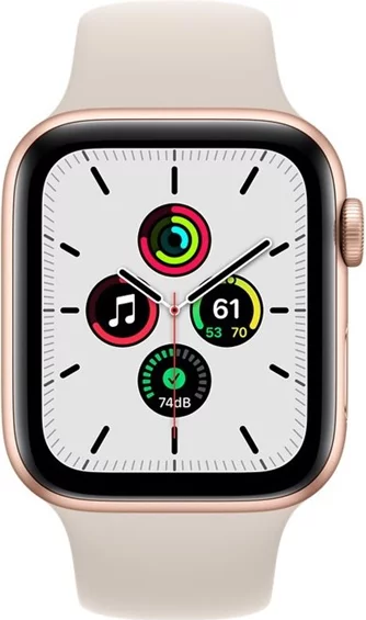 Ceas inteligent Apple Watch SE (2020) GPS 44mm MKQ53 Starlight