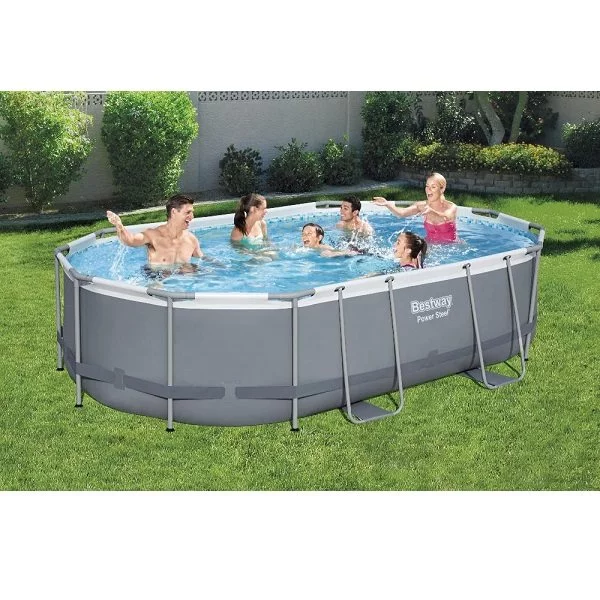 Image Piscina cu cadru metalic Bestway 56448 488x305x107 cm
