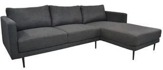 Угловой диван Era Dark, Grey Right