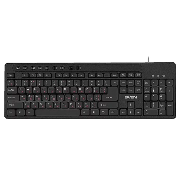 Image Tastatură SVEN KB-C3060 Black