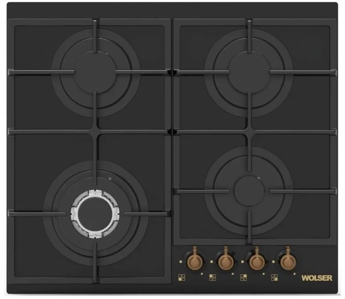 Image Варочная панель газовая Wolser WL- 6400 Black Rustic V