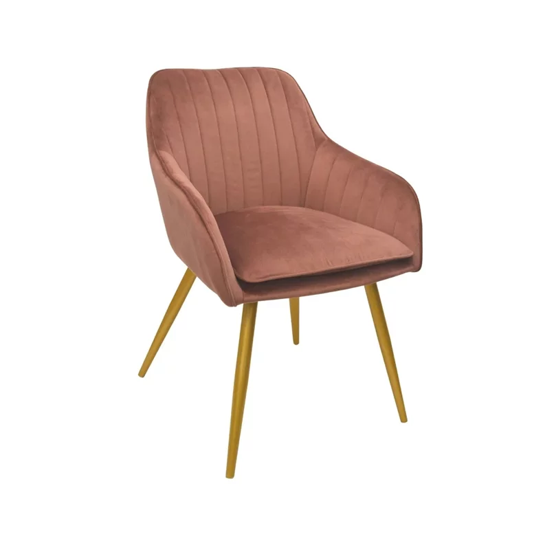 Image Scaun de bucatarie Iris Rusty+Gold legs