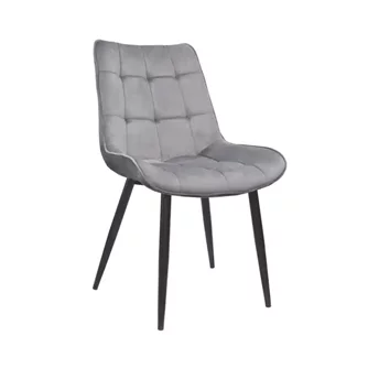 Scaun de bucatarie DP Hans Catifea Grey, Black
