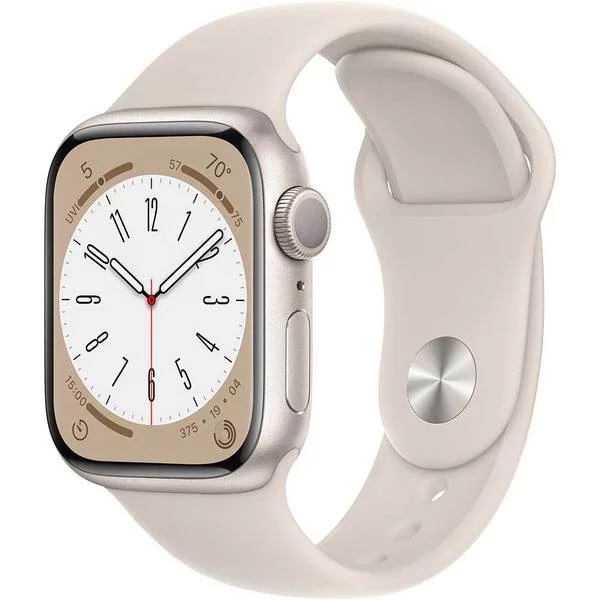 Image Ceas inteligent Apple Watch Series 8 GPS 45mm MNP23 Starlight