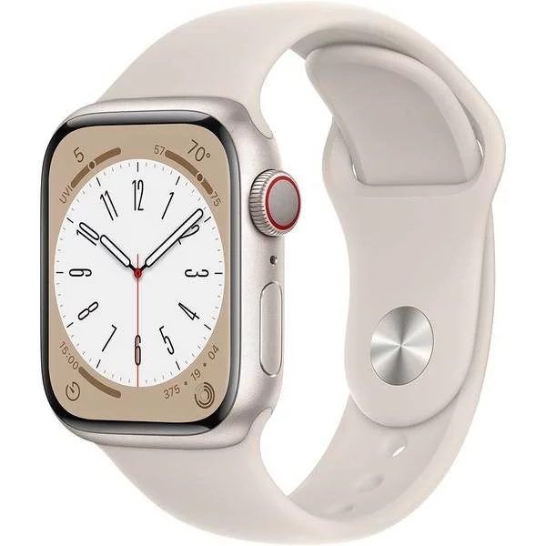 Image Ceas inteligent Apple Watch Series 8 41mm MNHY3 GPS + LTE Starlight