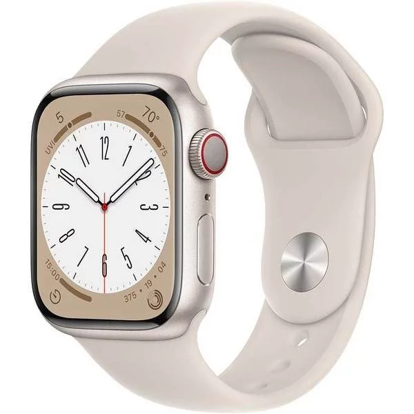 Image Ceas inteligent Apple Watch Series 8 45mm MNK73 GPS + LTE Starlight