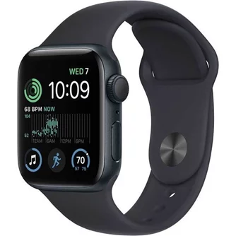 Ceas inteligent Apple Watch SE (2022) GPS 40mm MNJT3 Midnight