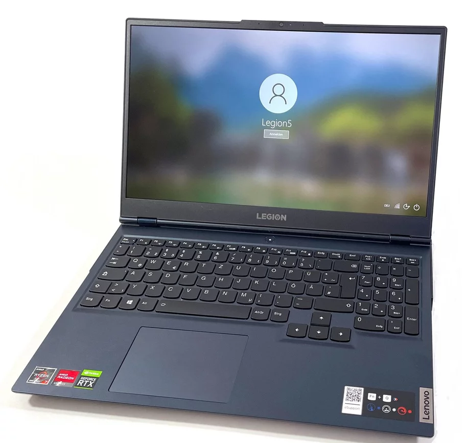 Image Laptop Lenovo Legion 5 15ACH6H (Ryzen 5 5600H, 16Gb, 512Gb, RTX3060) Phantom Blue