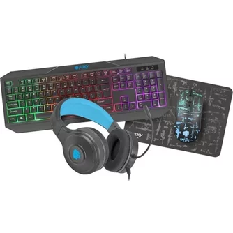 Tastatură Fury Thunderstreak 3.0+Mouse+Casti+Mouse Pad