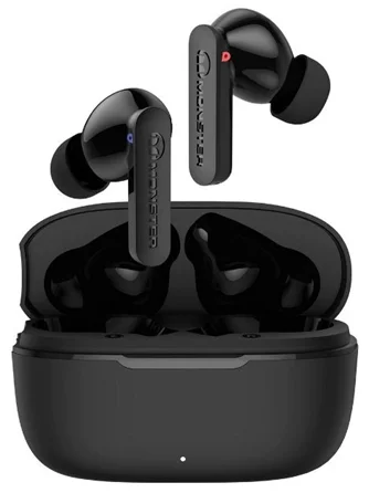 Căşti Monster N-Lite Clear Talk Black