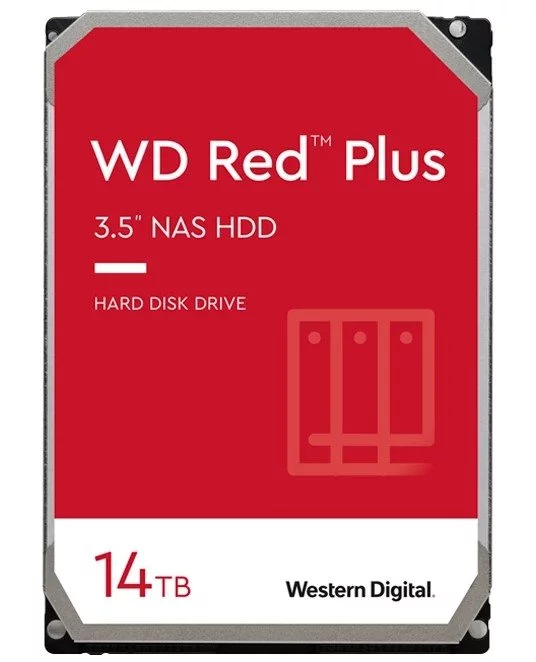 Image Жесткий диск HDD Western Digital Caviar Red Plus 14Tb (WD140EFGX)