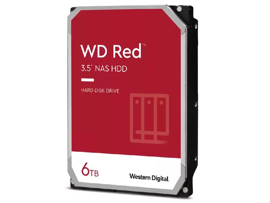 Image Жесткий диск HDD Western Digital Caviar Red Plus 6Tb (WD60EFZX)