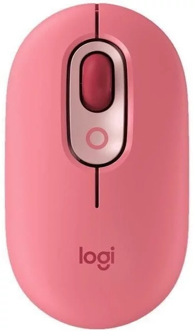 Image Компьютерная мышь Logitech POP with Customizable Emoji Heartbreaker, Rose