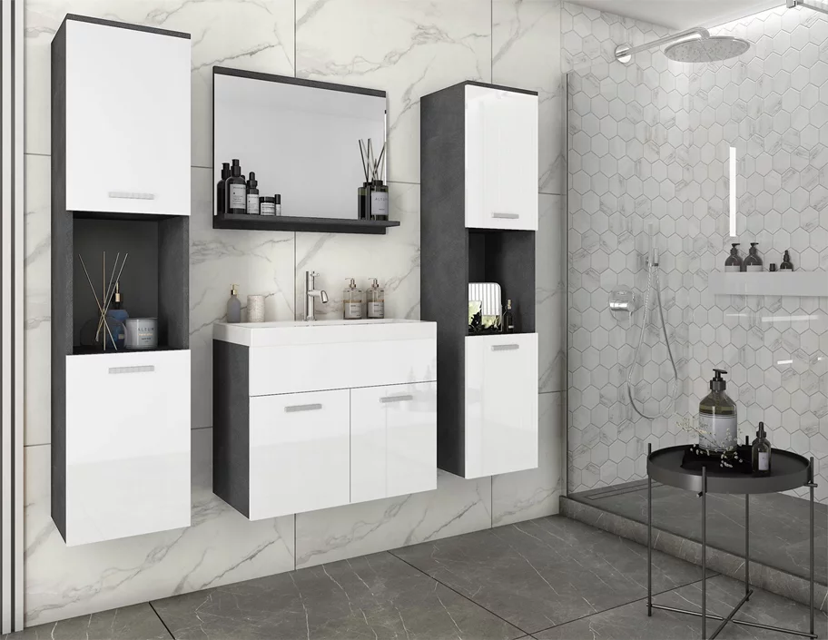 Image Комплект мебели Bratex Montreal XL Matera, White Gloss
