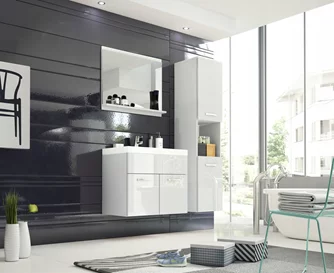 Комплект Bratex Montreal White, White Gloss