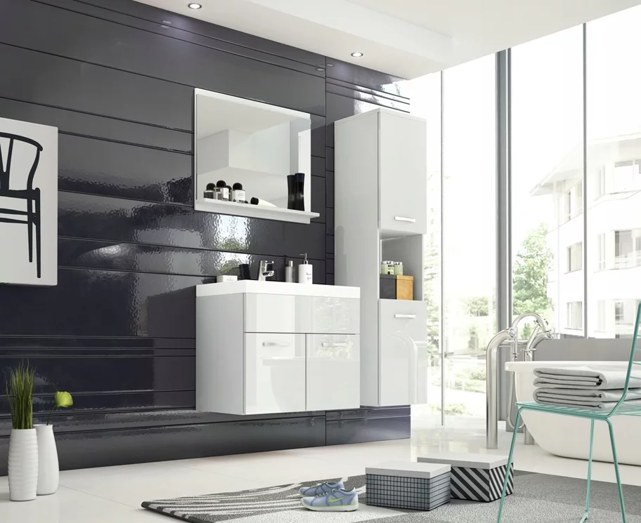 Image Комплект Bratex Montreal White, White Gloss