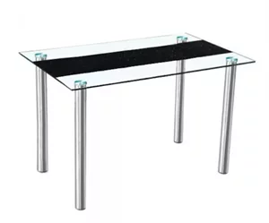 Image Стол Mobhaus Ester Black/Transparent