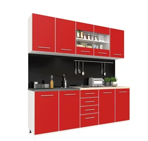 Image Кухня Haaus Riga 2.0м White/Red