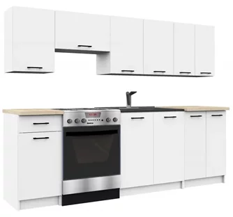 Кухня Akord Oliwia 2.4m White