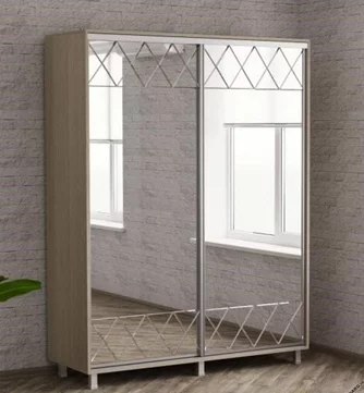 Шкаф купе PS ДХ-160 1.6 м гравировка