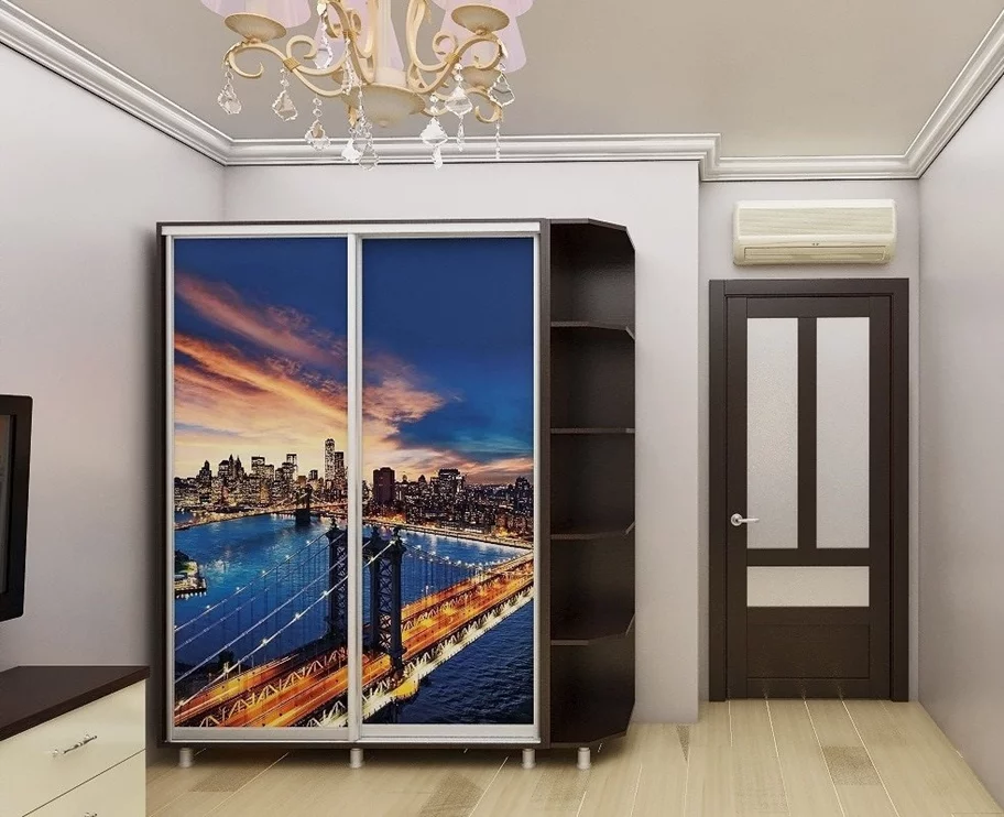 Image Dulap-Cupă PS DX-180 1.8 m cu foto 2 uși