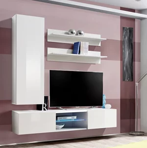 Image Стенка ASM Fly S WW FY S1 1.6м White Gloss/White Matt