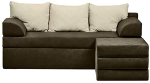 Image Бескаркасный диван Edka Sirius 230/90/45 M8 темно коричневый