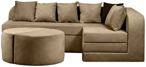 Image Бескаркасный диван Edka Jupiter 210/280/50 M42 светло-коричневый