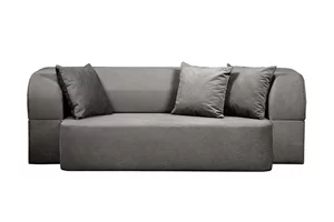 Image Бескаркасный диван EDKA Meteor 200/140/32 M18 Тёмно-серый