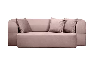 Бескаркасный диван EDKA Meteor 200/140/32 M19 Пудрово розовый