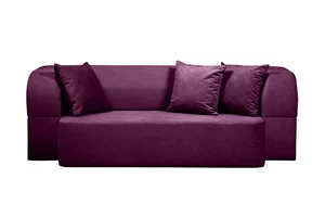 Бескаркасный диван EDKA Meteor 180/140/40 M10 Тёмно-фиолетовый