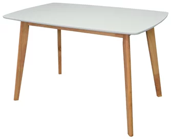 Стол для кухни Evelin COOPER White, Bella beech