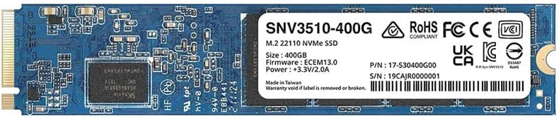 Image Dispozitiv de stocare SSD Synology M.2 22110 400Gb