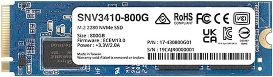 Dispozitiv de stocare SSD Synology M.2 2280 800Gb