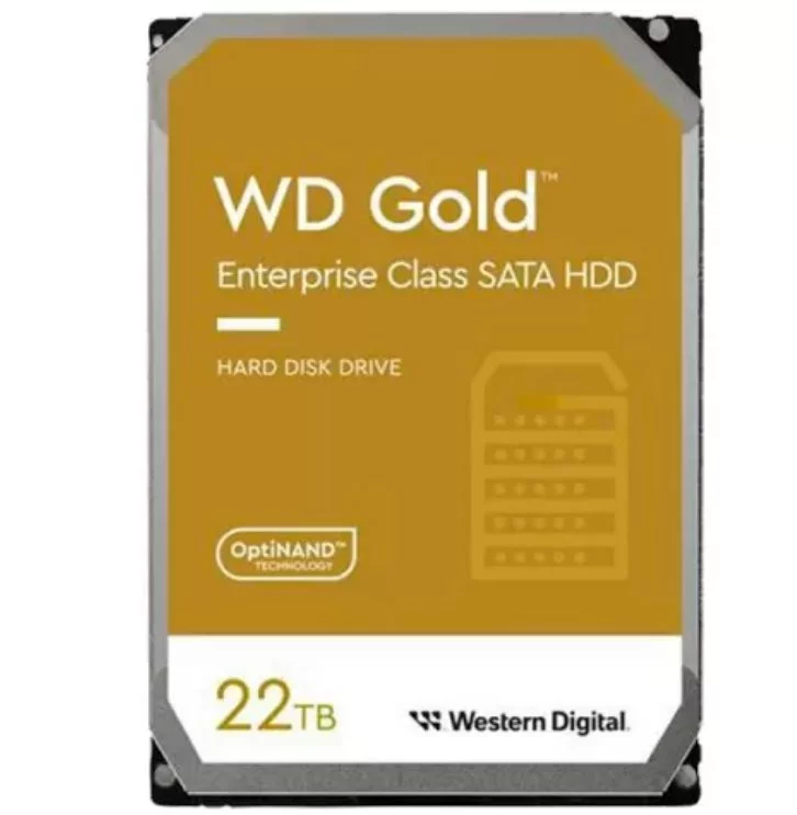 Image Hard disc HDD Western Digital Gold 22TB (WD221KRYZ)