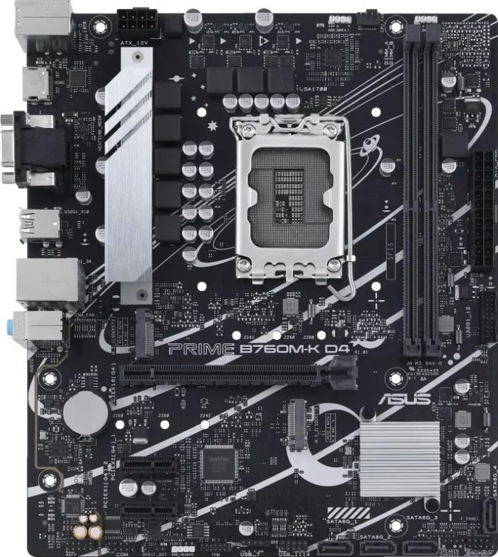 Image Placă de bază ASUS PRIME B760M-K D4