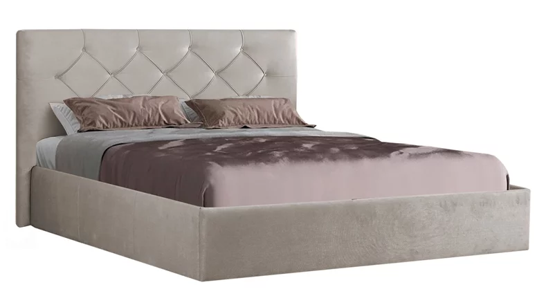 Image Кровать Modern Aura Kanna 92 160x200 Light Gray