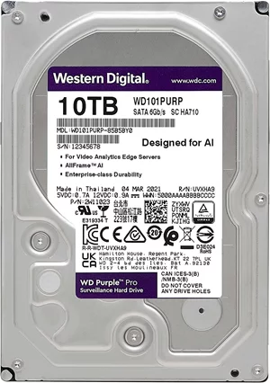 Image Жесткий диск HDD Western Digital Caviar Purple PRO WD101PURP 10TB