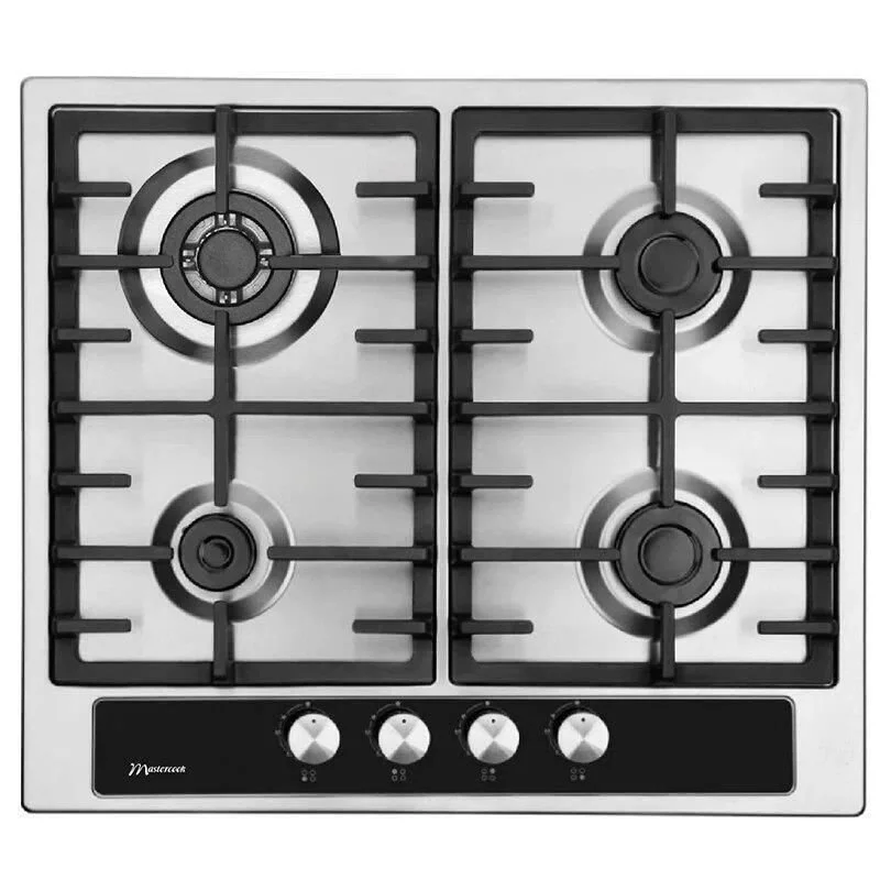 Plita de gaz Mastercook Vega MC-E 4265 Texture Black Glass