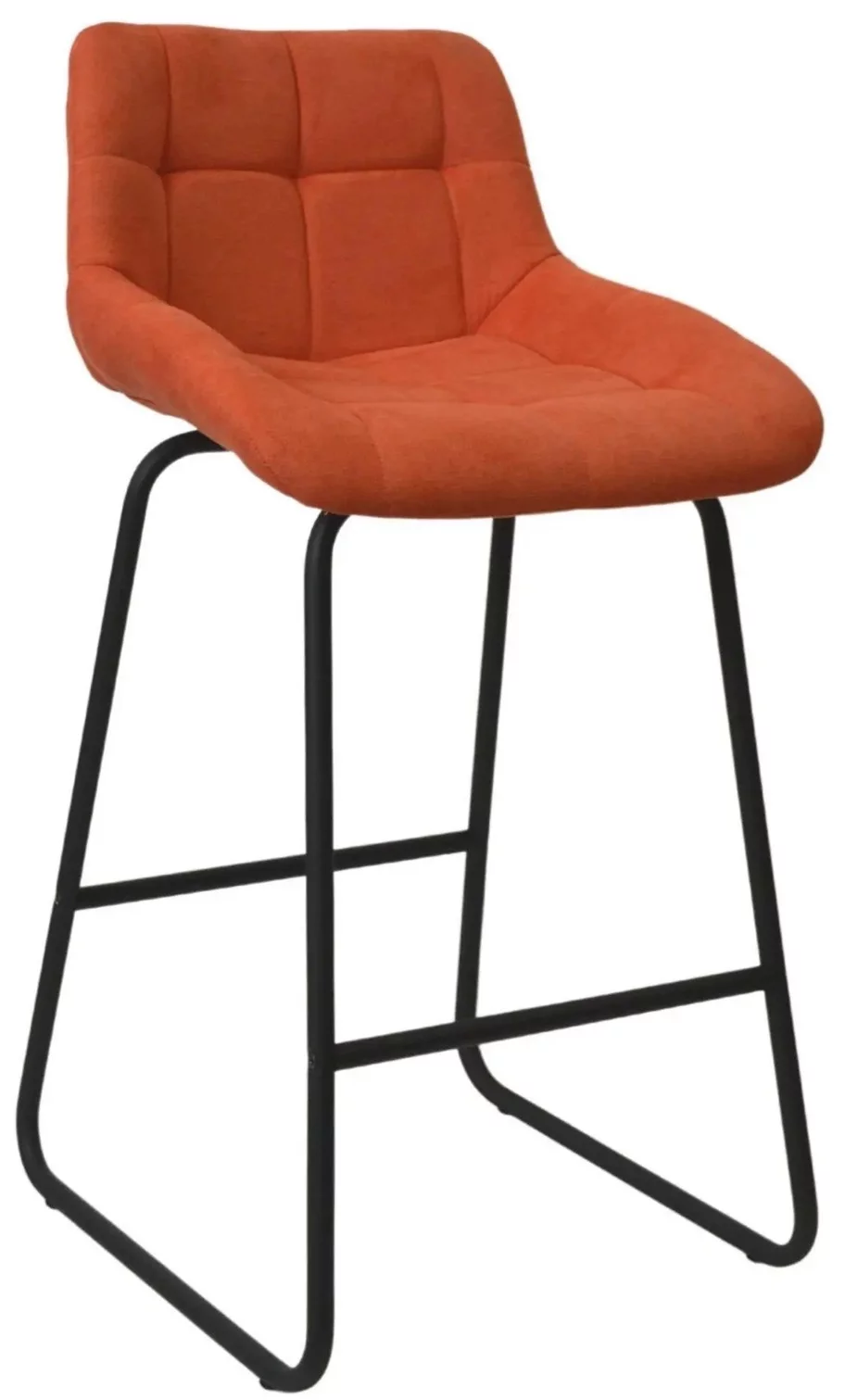 Image Scaun de bar DP Nicole CFS Hoker LB Soro-51 Black Leg Orange
