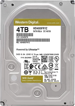 Hard disc HDD Western Digital WD4003FRYZ Gold 4TB